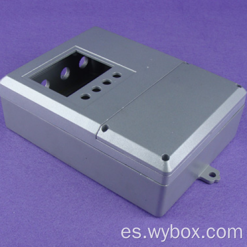 Caja impermeable de aluminio IP67 Caja de electrónica de aluminio personalizada Caja de aluminio fundido a presión AWP205 con tamaño 230 * 163 * 68